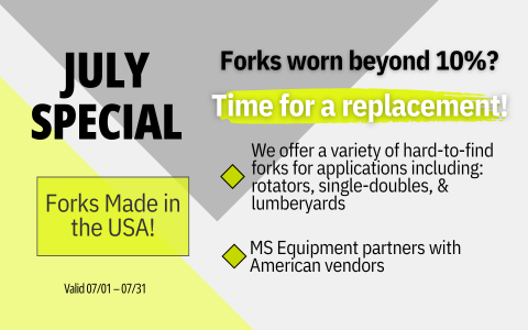 MS Equipment Sales July Special Promotion