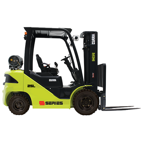 CLARK internal combustion pneumatic forklift